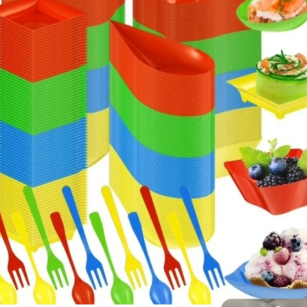 400pc Party Tableware Set
